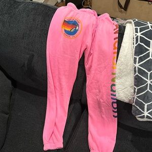 Aviator Nation pink XS sweatpants
